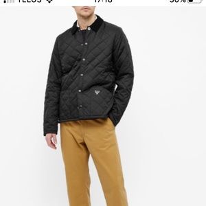 Barbour beacon startling quilted jacket navy